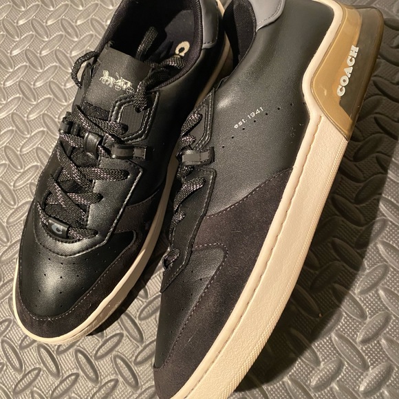 Coach Citysole Court Leather Sneaker Black size 12.5 D Shoes - Picture 3 of 7
